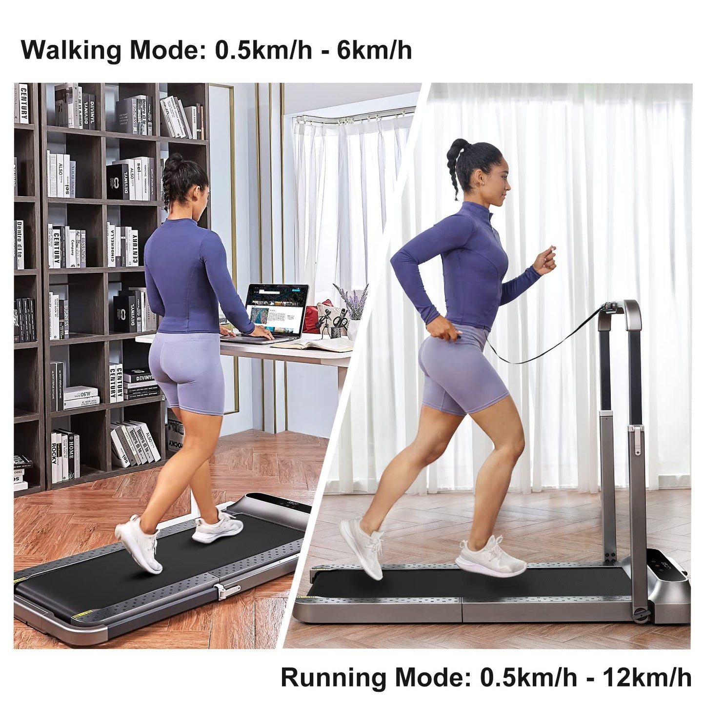 WalkingPad R2 Treadmill, Walking Pad Foldable 44 cm x 120 cm