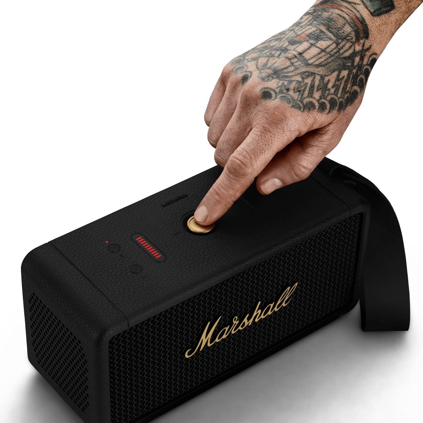 Marshall Middleton Bluetooth Wireless Portable Speaker, 20+ hours portable playtime