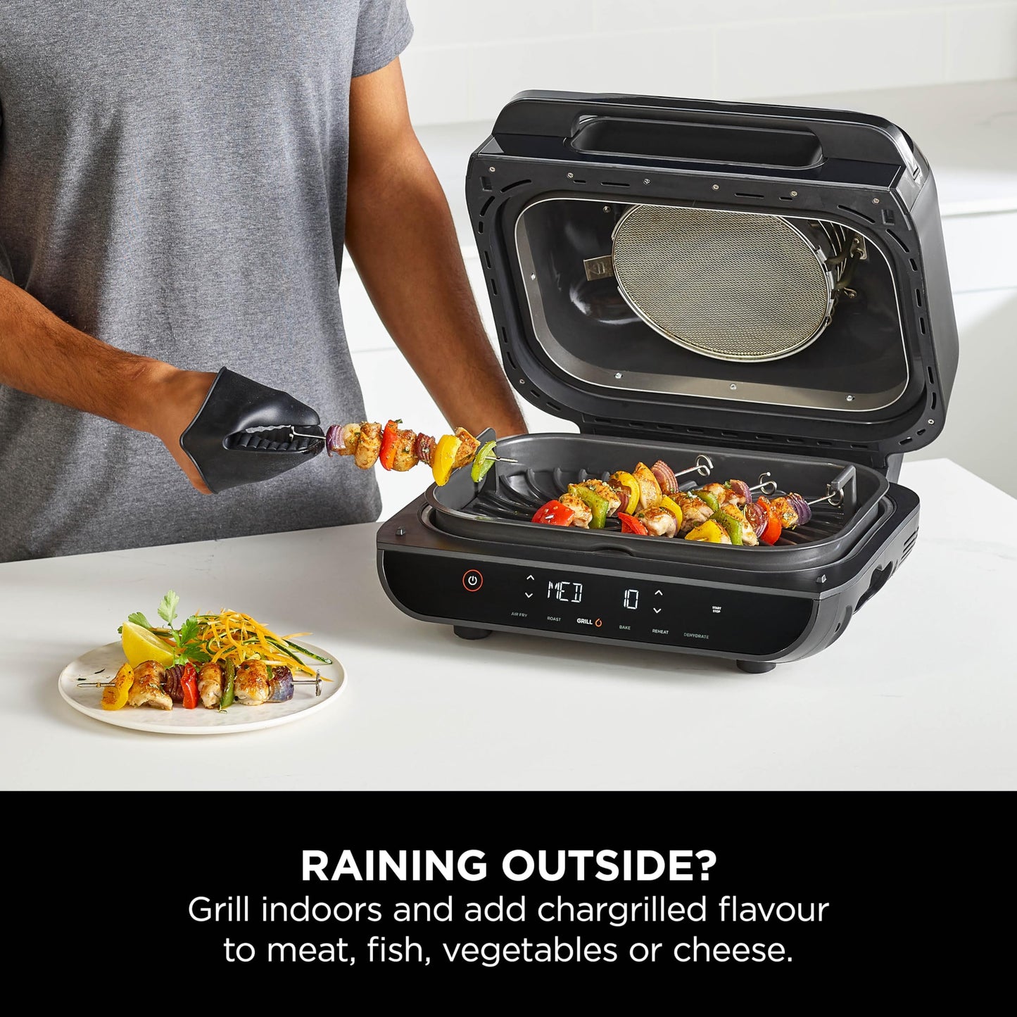 Ninja Foodi Max AG551UK Health Grill & Air Fryer - Grey