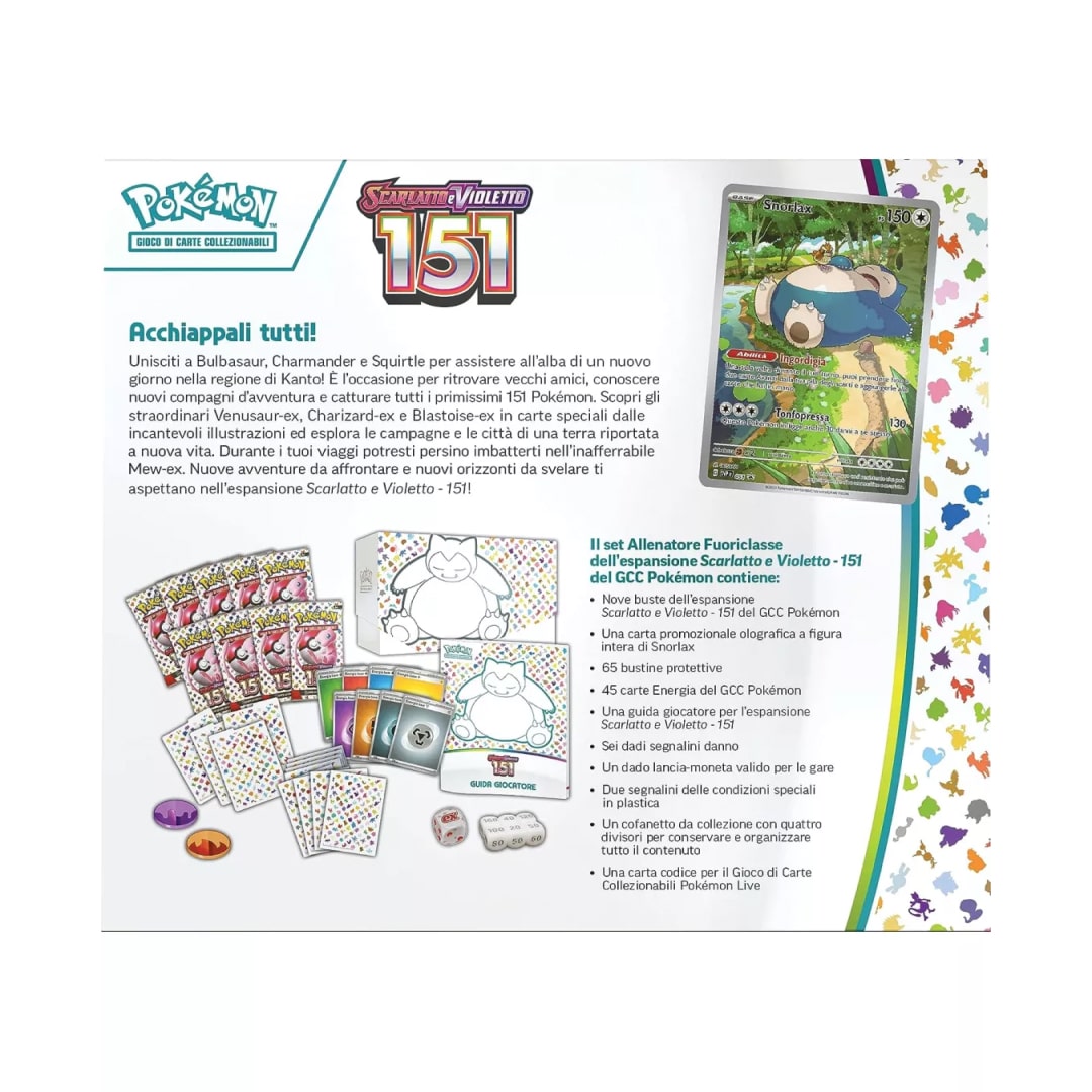 Set Allenatore Fuoriclasse Scarlatto e Violetto 151 (IT)