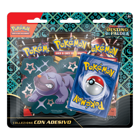 Collezione Destino di Paldea con Adesivo Maschiff (ITA)