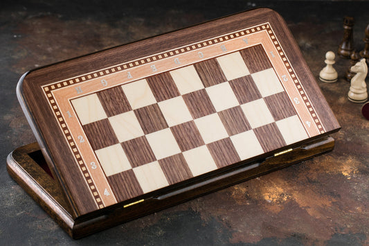 Personalized Engraved Wooden Chess Set, FREE Personalization And Shipping