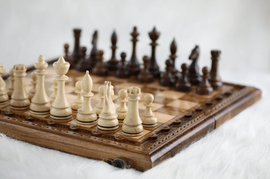Wooden Chess Set, High Quality Chess Pieces, Personalized gift