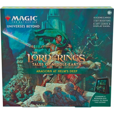 The Lord of the Rings: Tales of Middle-earth Scene Box Aragorn at Helm's Deep (ENG)